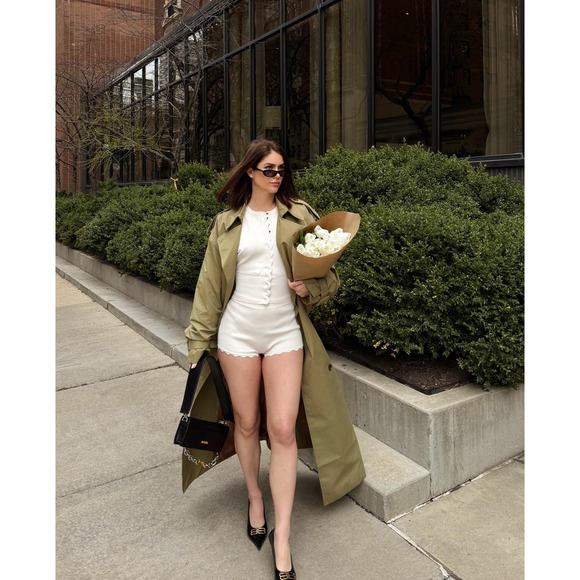 Helsa Elvira Cardigan and Shorts Set S - Picture 4 of 8